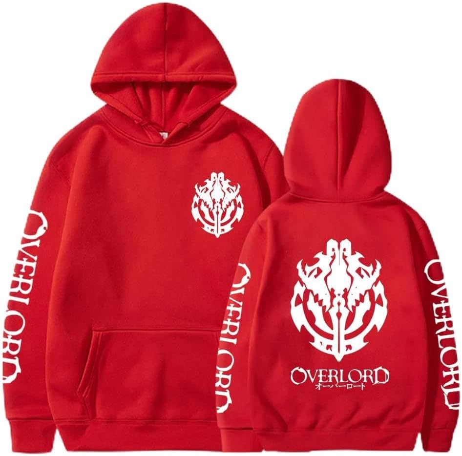 Unisex Anime Pullovers Overlord Ainz Ooal Gown Hoodie Coat Cosplay Sweatshirt Clothes