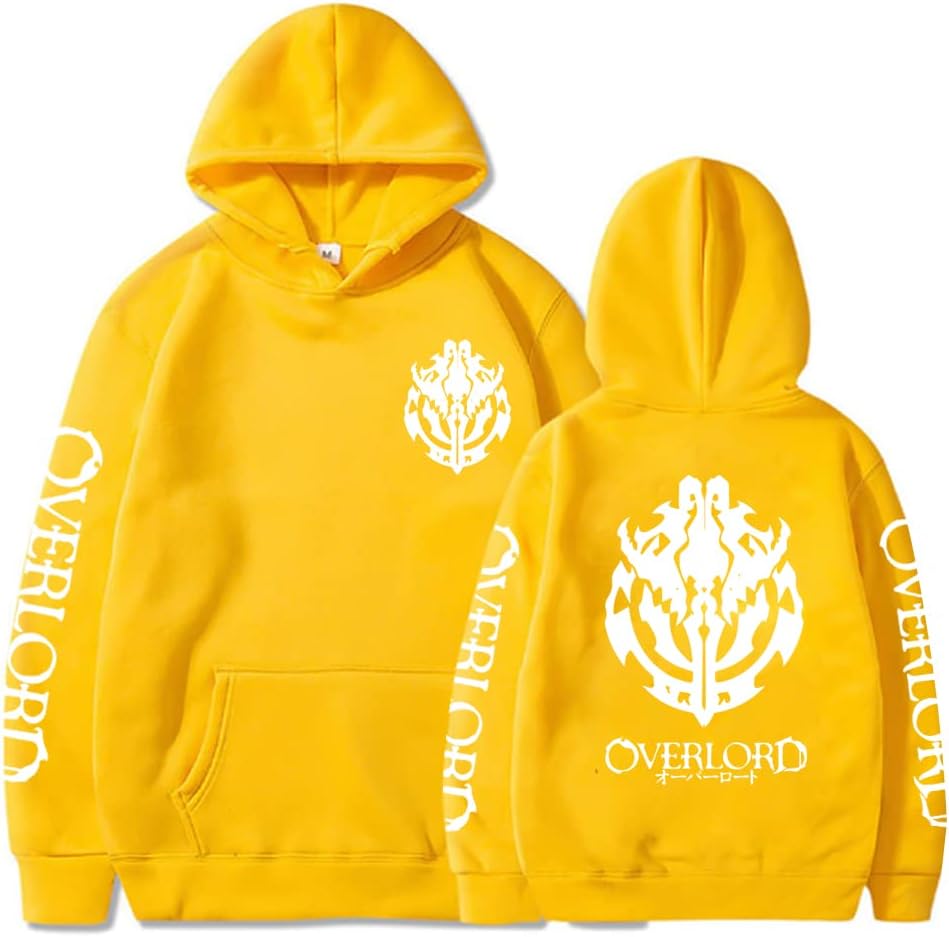 Unisex Anime Pullovers Overlord Ainz Ooal Gown Hoodie Coat Cosplay Sweatshirt Clothes