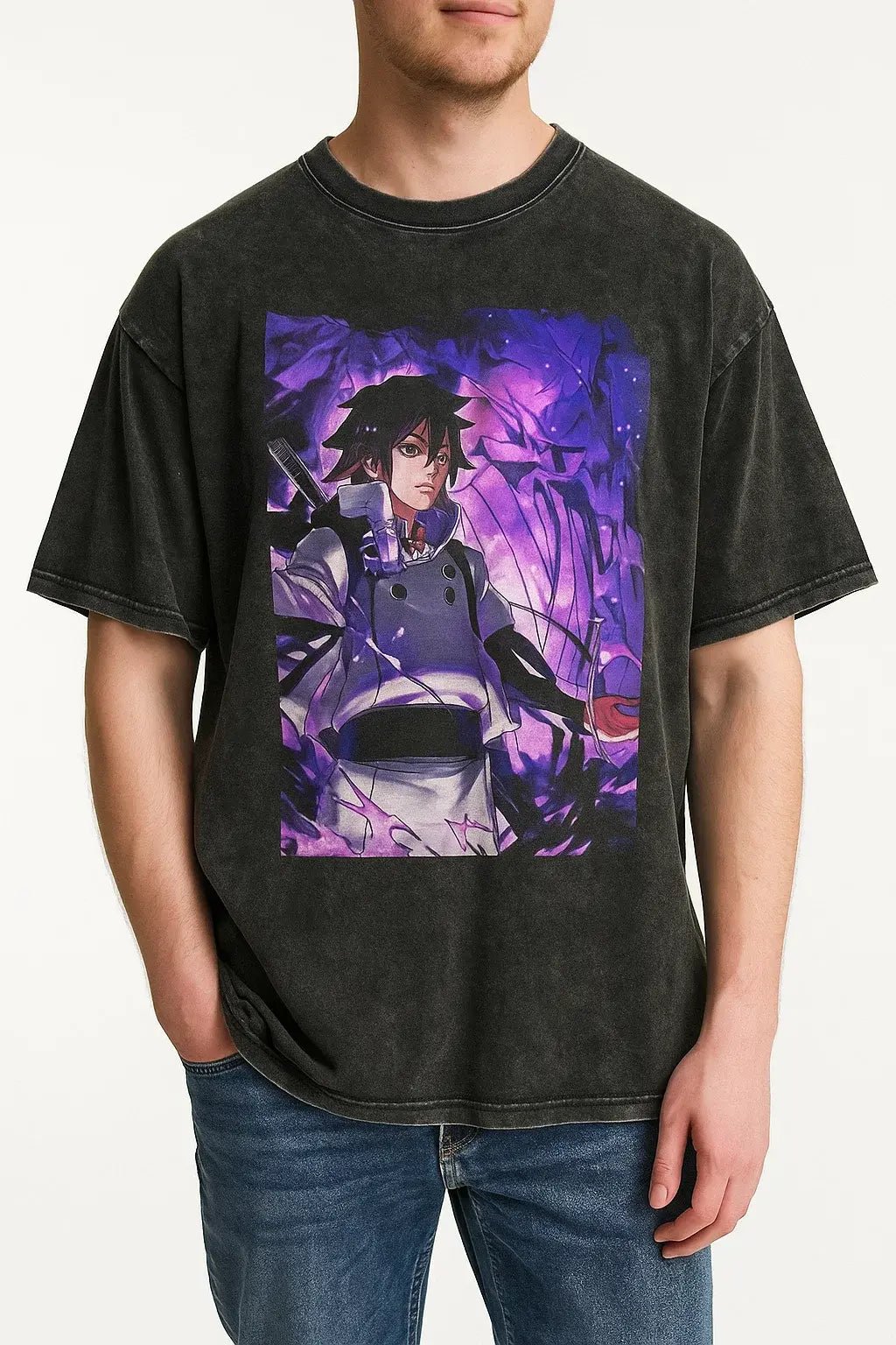 Anime "Indra Ōtsutsuki" Washed Tee - My Store