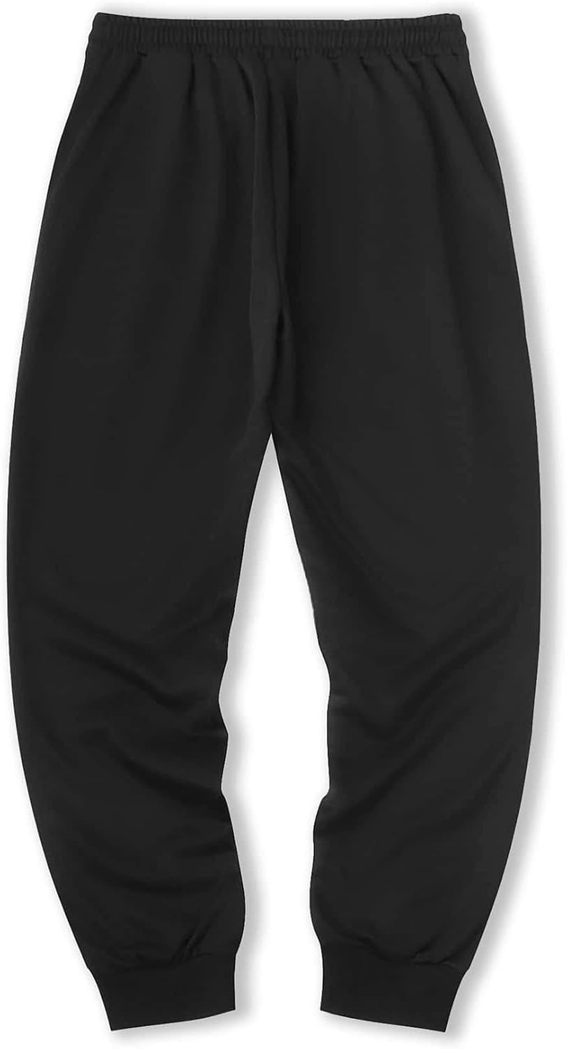 Men's Graphic Sweatpants - Clean Black Back View