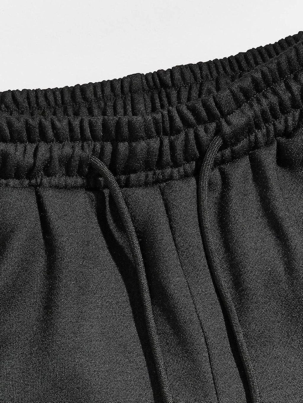 Men's Graphic Joggers - Drawstring Waistband and Stitching Close-up