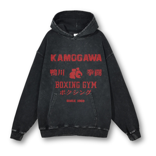 Ippo "Kamogawa Boxing Gym" Washed Hoodie