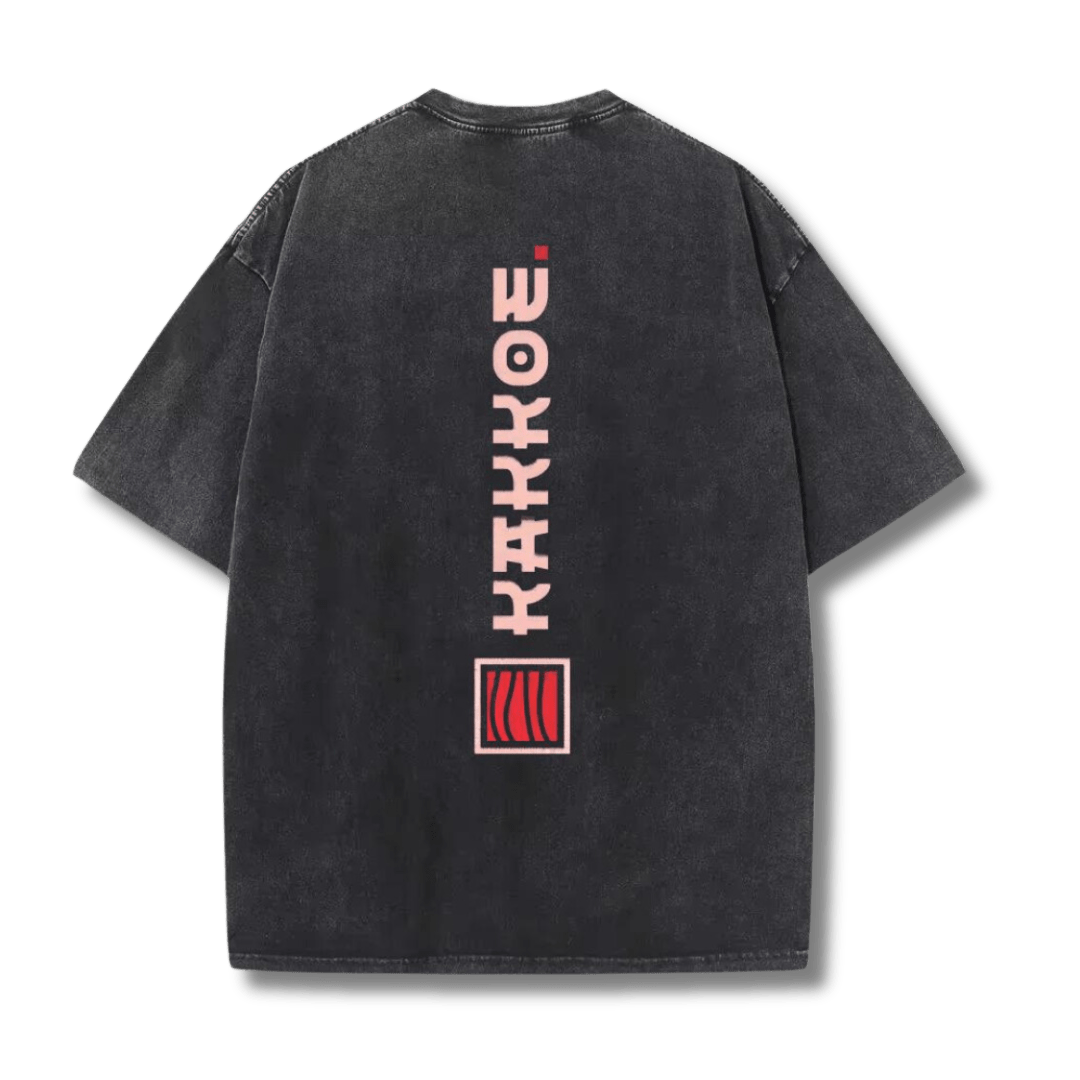 Anime "Gaï Maito 8th Gate" Washed Tee – Unleash Your Inner Warrior - My Store