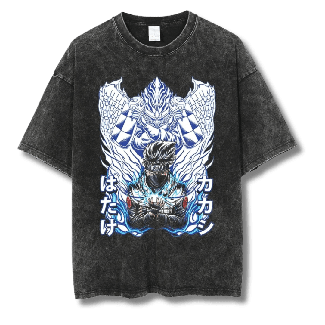 anime "Kakashi Susanoo" Washed Tee - My Store