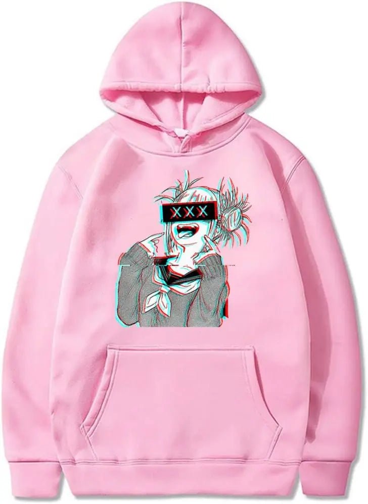 Himiko Toga Hoodie Unisex My Hero Academia Cosplay Sweatshirt Boku No Hero Anime Pullover Costume for Halloween Daily Wear - My Store