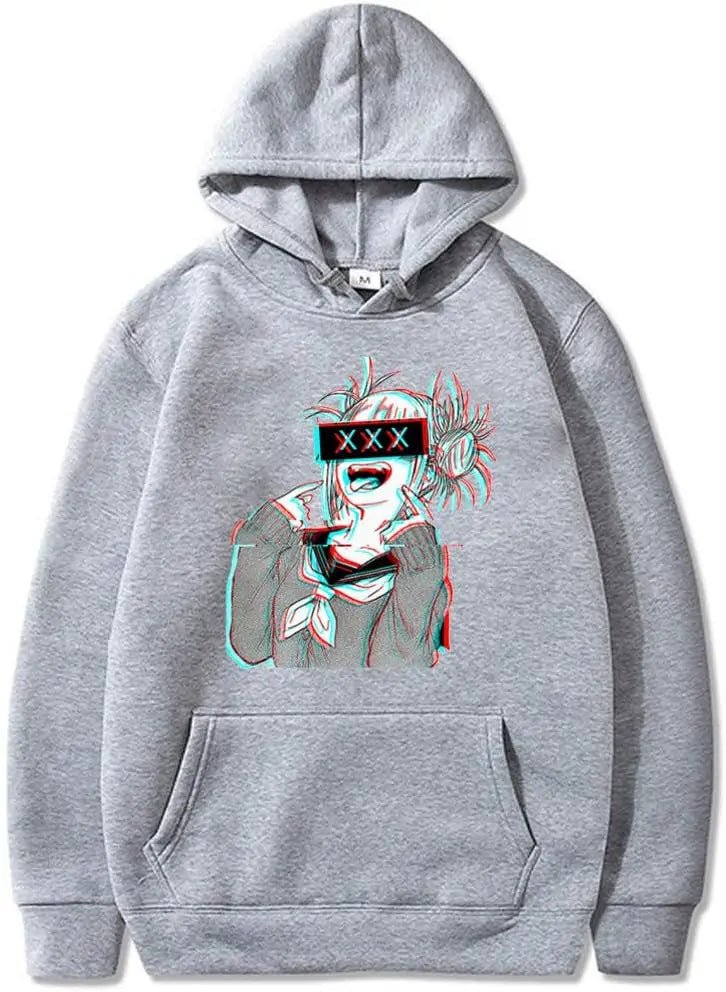 Himiko Toga Hoodie Unisex My Hero Academia Cosplay Sweatshirt Boku No Hero Anime Pullover Costume for Halloween Daily Wear - My Store