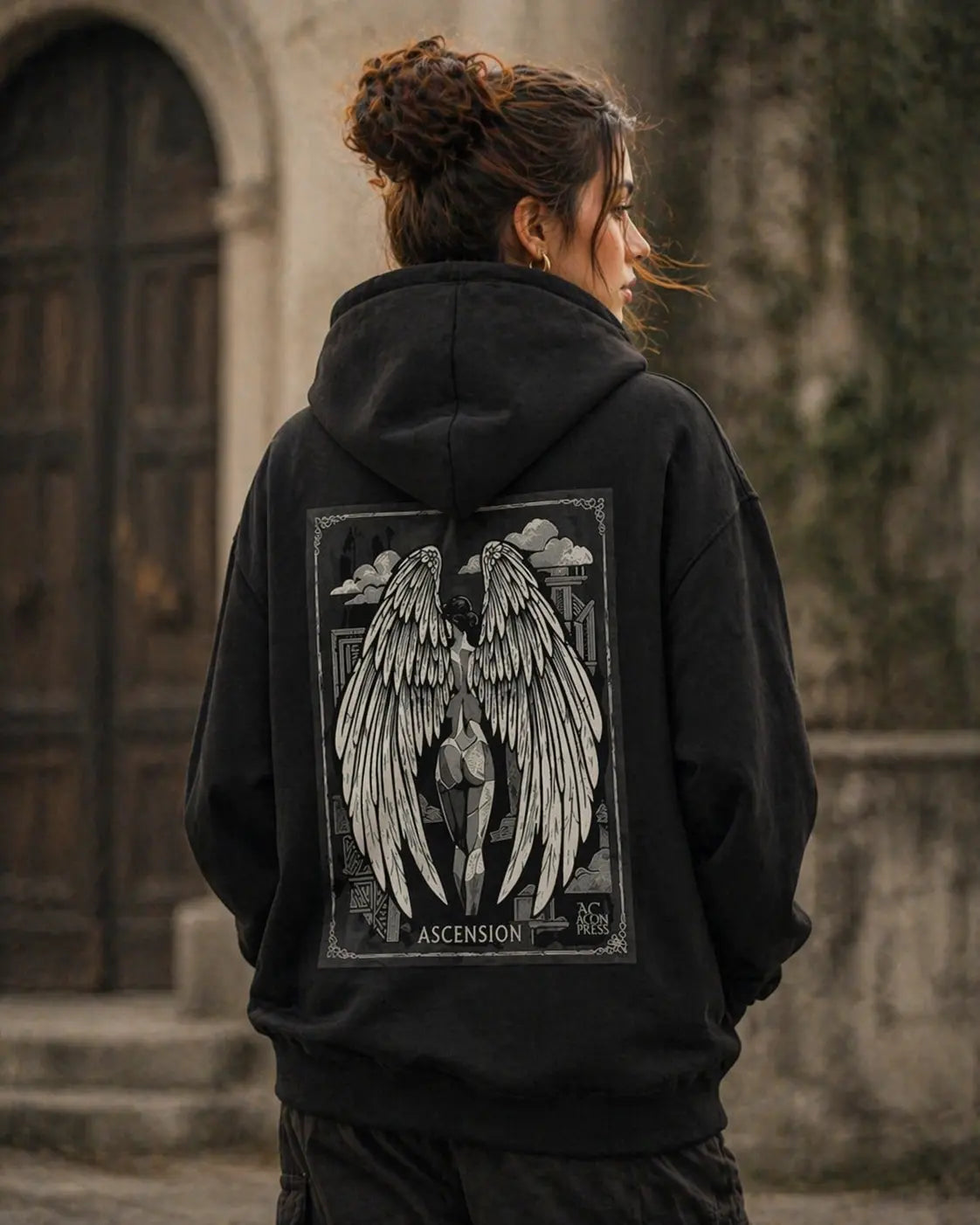 Angels and Knights — Dark Anime Hoodie | Japanese Streetwear Unisex Pullover