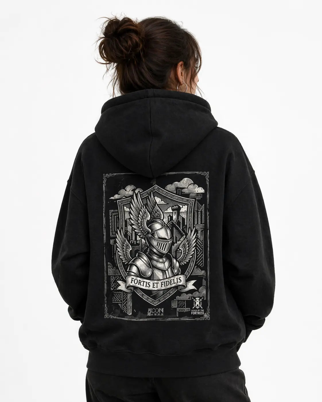 Angels and Knights — Dark Anime Hoodie | Japanese Streetwear Unisex Pullover