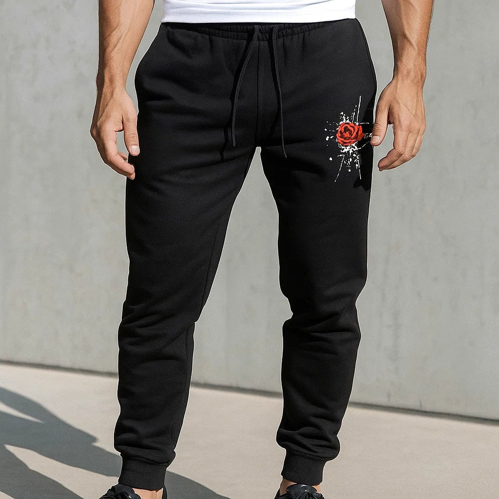 Men's Jogger Sweatpants Drawstring Waist Gym Workout Athletic Jogger Pants with Pockets - My Store