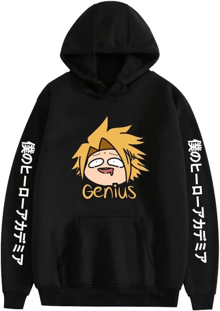 Unisex Anime Boku No Hoodie Sweatshirt MHA Kaminari Denki Print Jumper Top - My Store