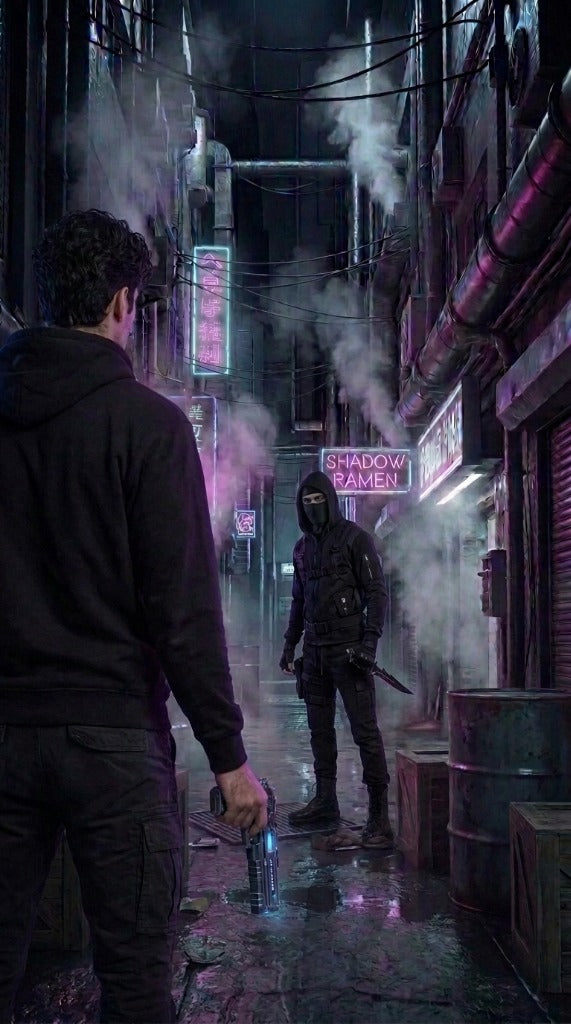 VOID RUNNER "Plasma Edition" Sci-Fi Energy Pistol Graphic Hoodie